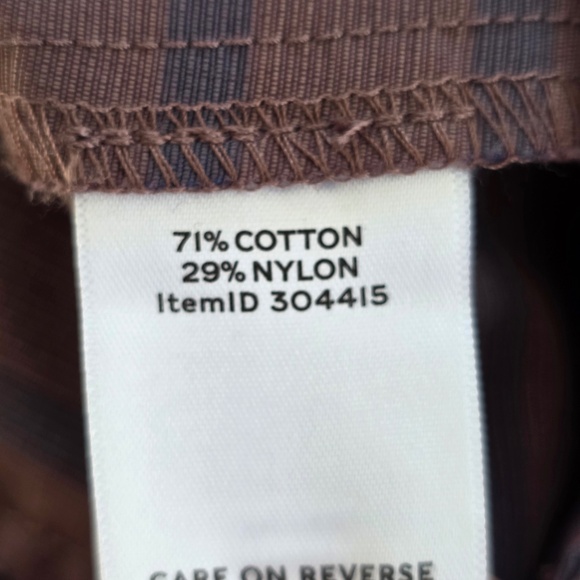 LL Bean Men's Striped Hybrid Swim Shorts Slim Straight Fit - 38 - Picture 6 of 7